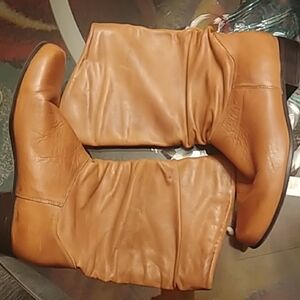 Tan Leather Boots
